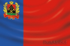 Флаг Кемеровской области  фото