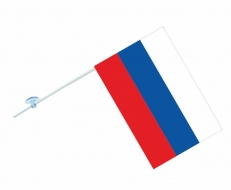 Флаг России с присоской в машину  фото