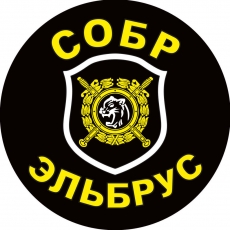 Наклейка СОБР Эльбрус  фото