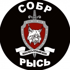 Наклейка СОБР Рысь  фото