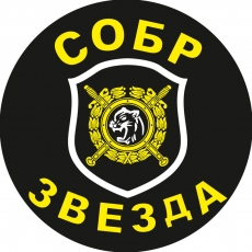 Наклейка СОБР Звезда  фото