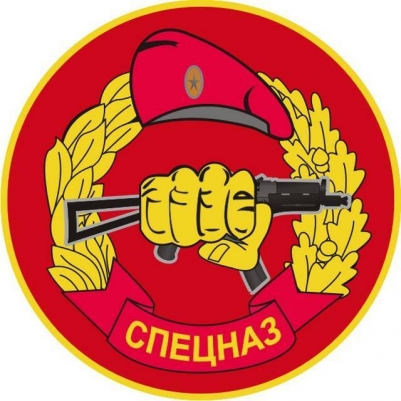 Наклейка «Спецназ» берет