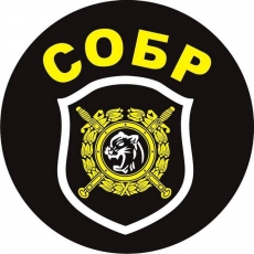 Наклейка «СОБР»  фото