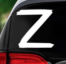 Автомобильная наклейка Z  фото