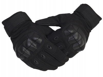 Черные тактические перчатки - усовершенствованная модель