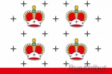 Флаг Дмитровского района  фото