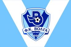Флаг ФК Волга г.Нижний Новгород  фото
