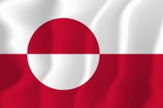 Флаг Гренландии фото Флаг Гренландии фото