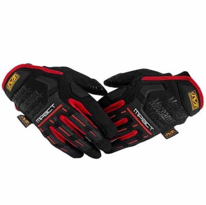 Крутые черные перчатки Mechanix MPact 