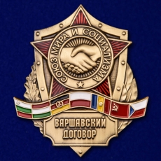Нагрудный знак Варшавский договор  фото