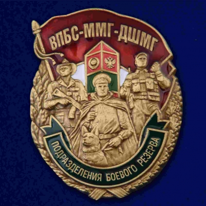 Нагрудный знак "ВПБС-ММГ-ДШМГ"