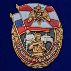 Нагрудный знак За службу в Росгвардии  фото