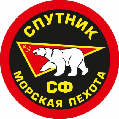 Наклейка "Морская пехота Спутник"