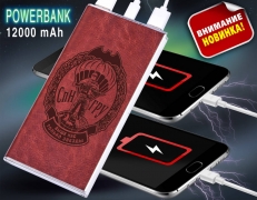 Портативный аккумулятор PowerBank в чехле-защите Спецназ ГРУ (с фонариком)  фото