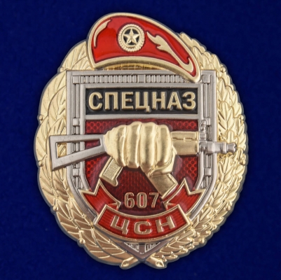 Знак Росгвардии "607 ЦСН"